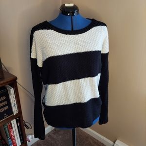 ANA XL Black and White Sweater by A New Approach